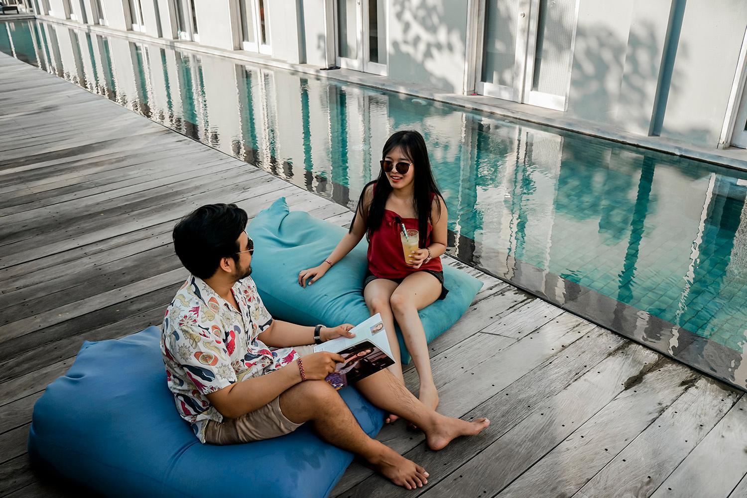 Frii Bali Echo Beach Canggu Exteriör bild